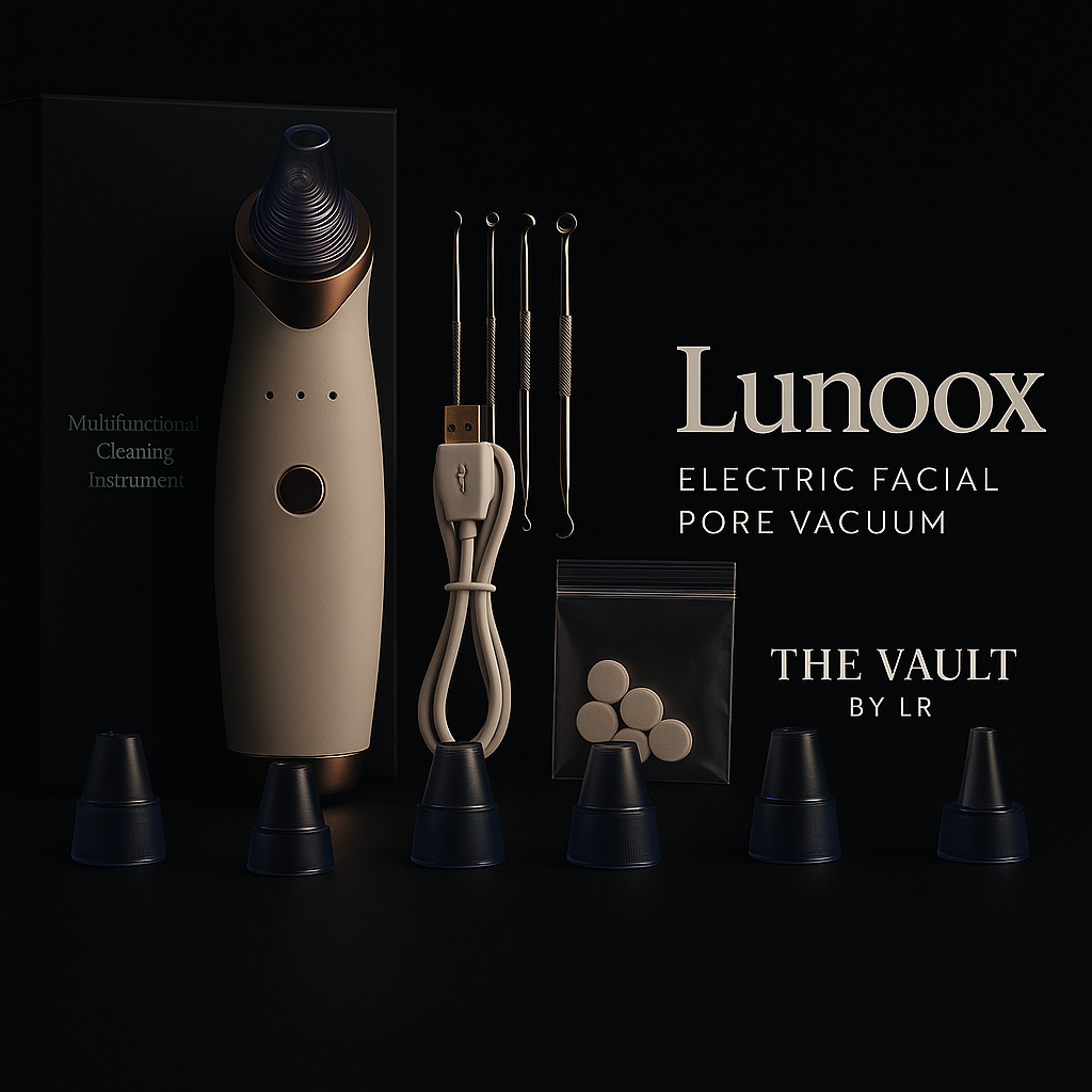 Lunoox™ Electric Pore Vacuum + Nano Facial Steamer | The Vault by LR
