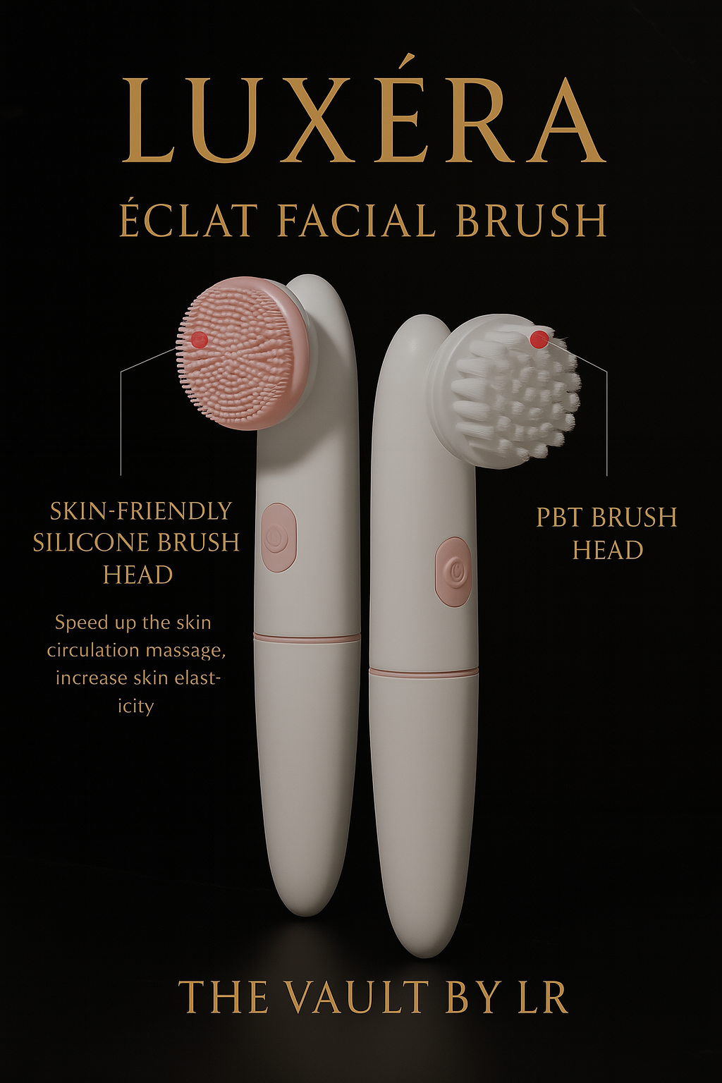 Luxéra™ Éclat Facial Brush