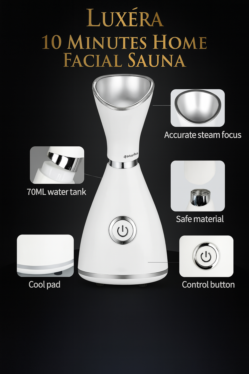Lunoox™ CloudMist Facial Steamer