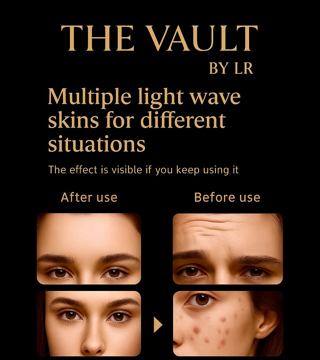 LUXÉRA™ Black Gold LED Therapy Mask